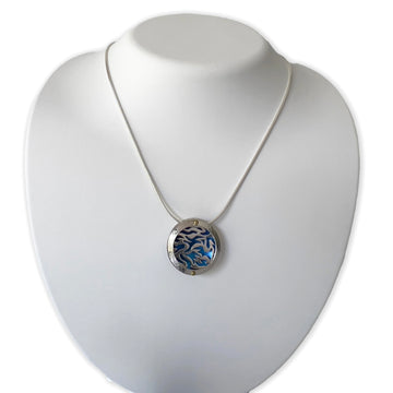 Doves-Silver and Niobium Necklace-Kelli Montgomery Jewelry