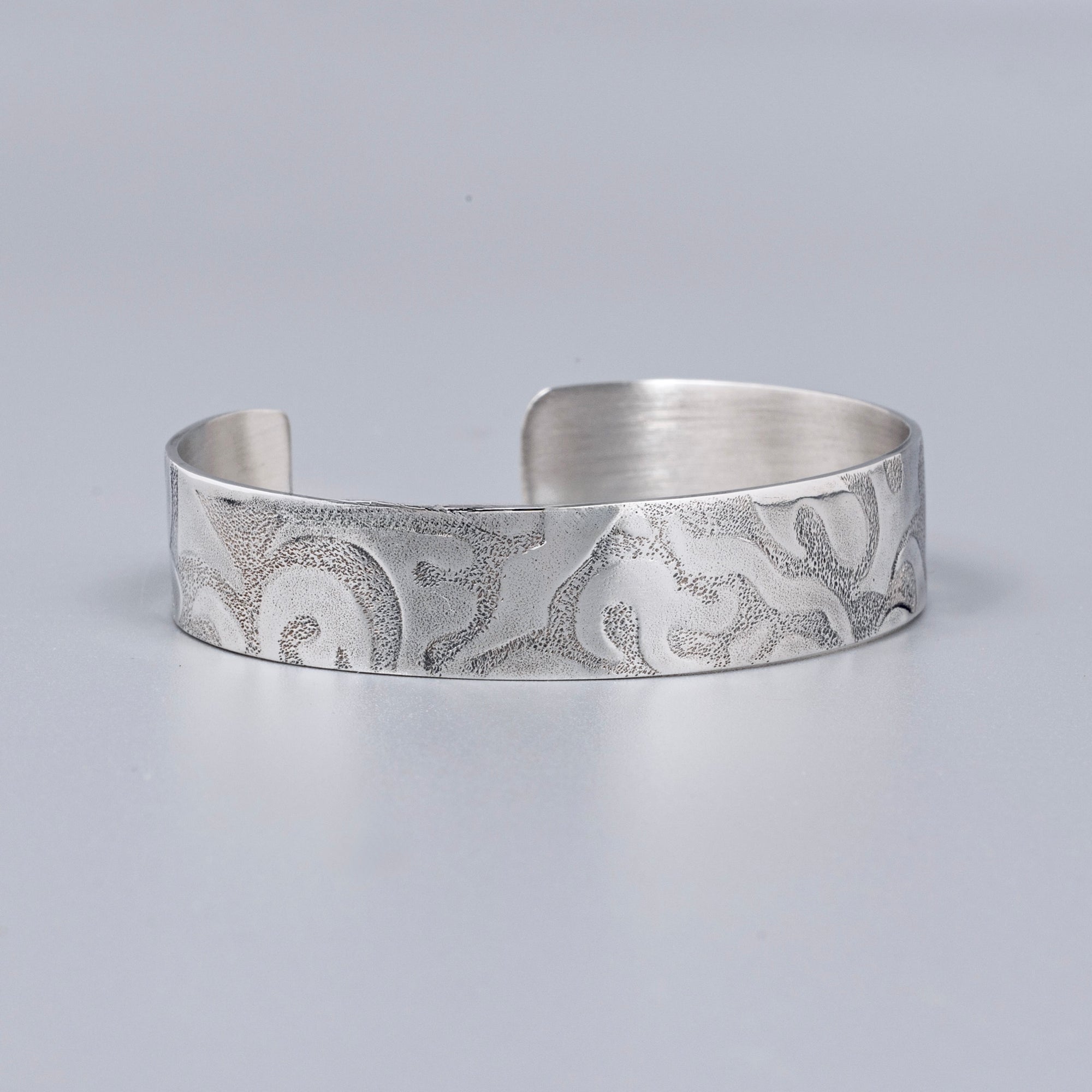 Waves Silver Cuff-Kelli Jewelry