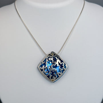 Blue Flame Necklace-Kelli Montgomery