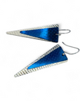 Blue  Prismatic Power Earrings-Kelli Jewelry 