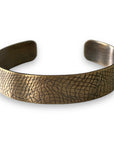 Brass Criss Cross Cuff