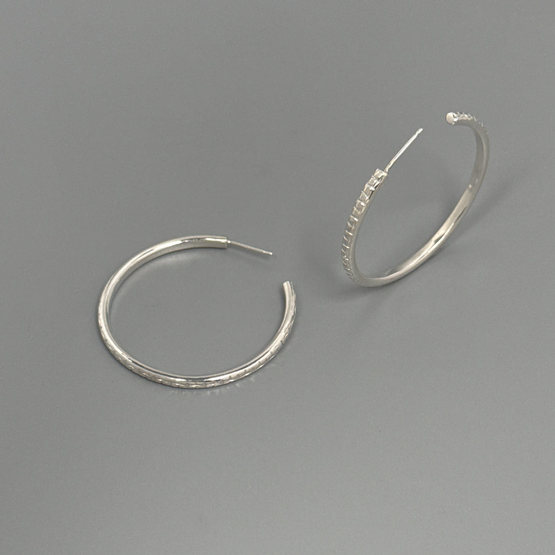 Criss Cross Hoop Earrings-Kelli Jewelry