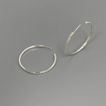 Criss Cross Hoop Earrings-Kelli Jewelry