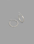 Criss Cross Micro Hoops-Kelli Jewelry