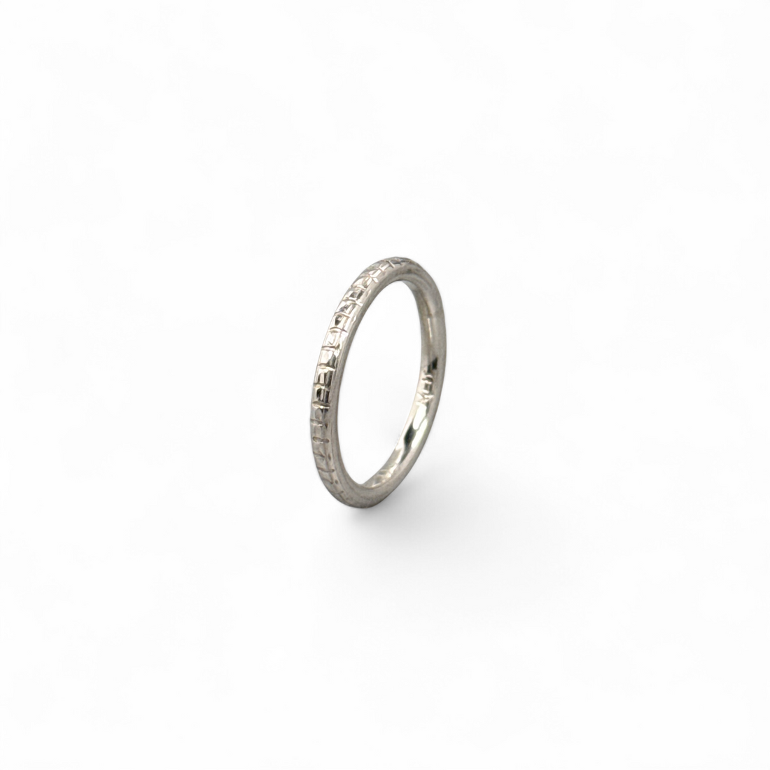 Criss Cross Stackable Silver Ring 2.5mm-Kelli Jewelry