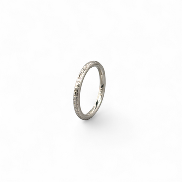 Criss Cross Stackable Silver Ring 2.5mm-Kelli Jewelry