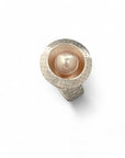 Encircled Pearl Ring Pink-Kelli Jewelry