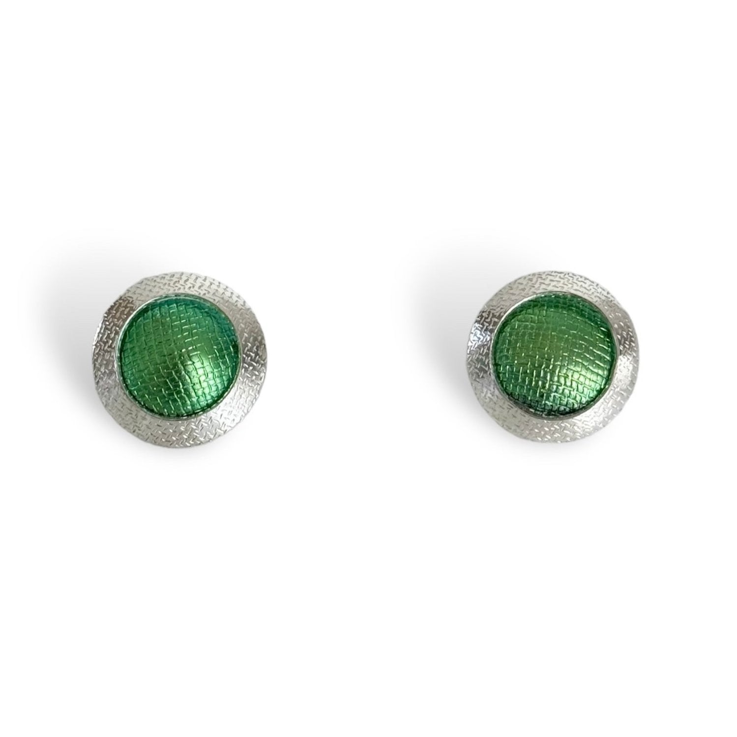 Colorburst Button Stud Earrings