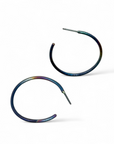 Titanium Multicolored Hoops 12-kelli jewelry