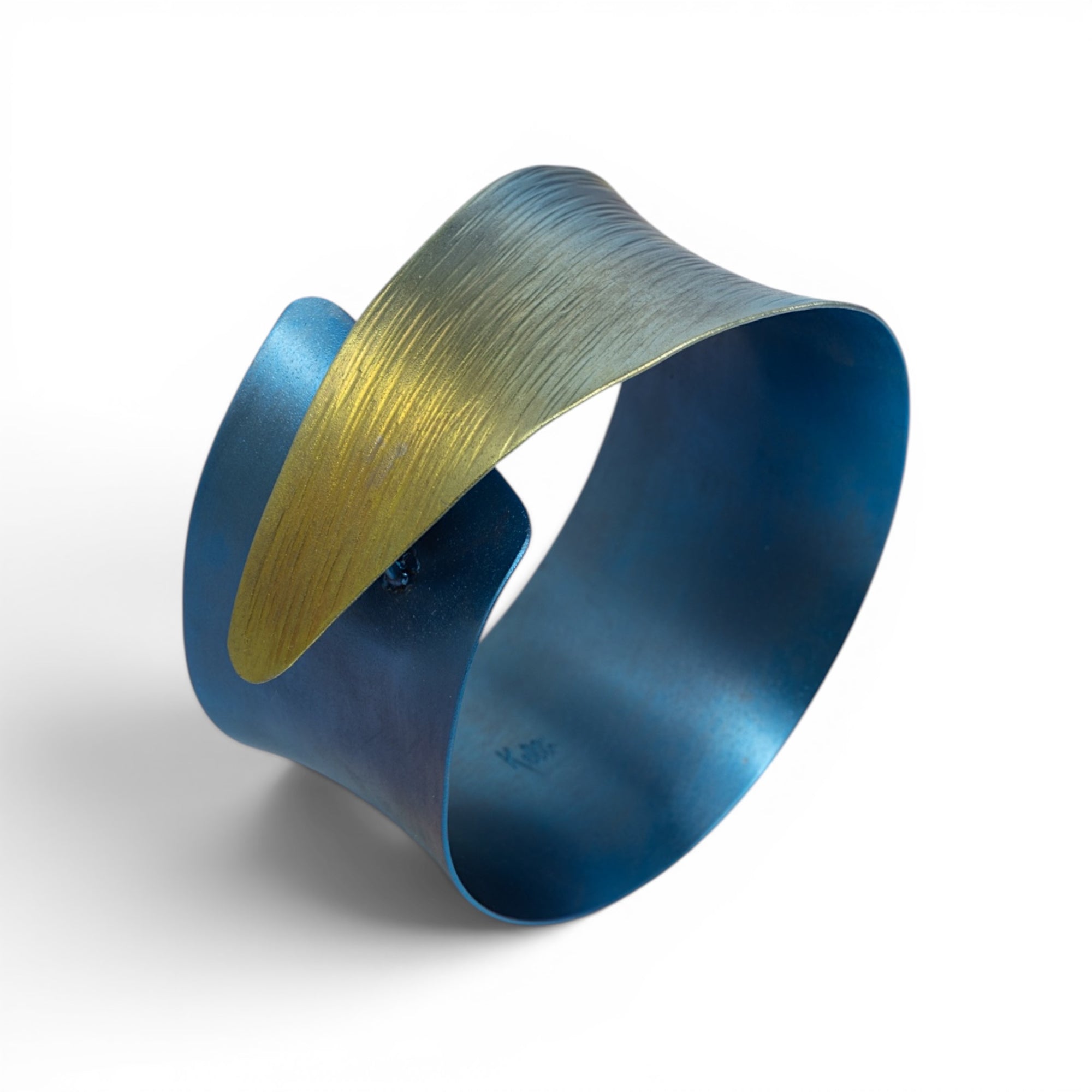 Blue Current Titanium Bracelet