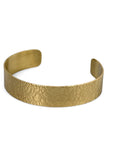 Polished Brass Sinew Cuff-Kelli Jewelry