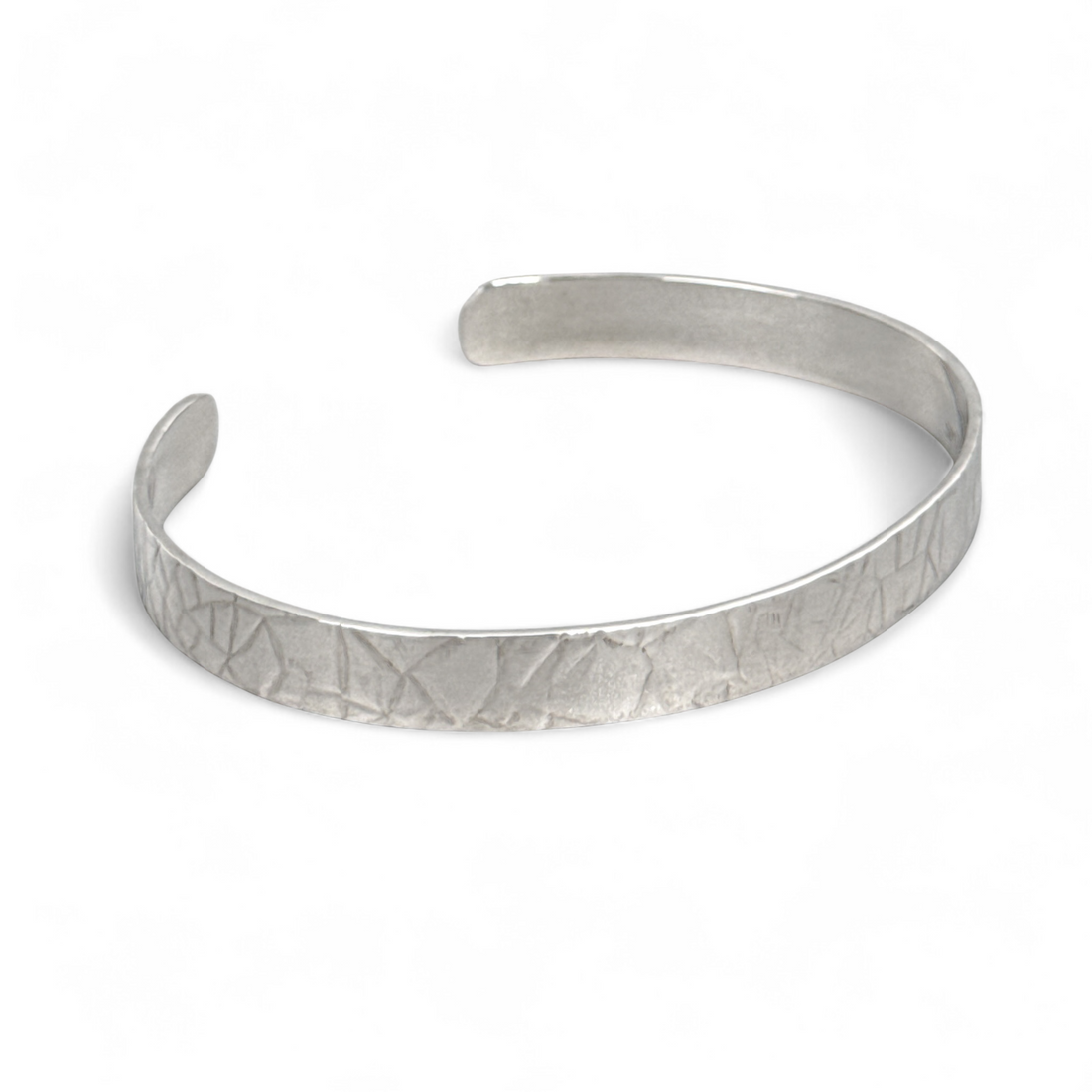 Polished Silver Sinew Narrow Cuff-Kelli Jewelry