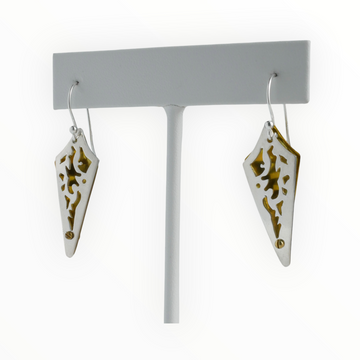 Yellow Movement Dangle Earrings-Kelli Jewelry