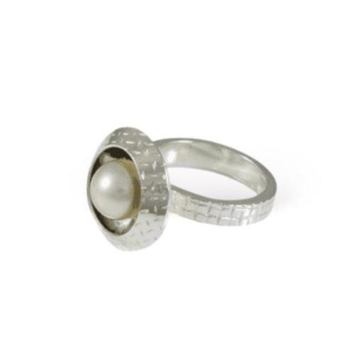 Encircled Pearl Ring - kelli  jewelry