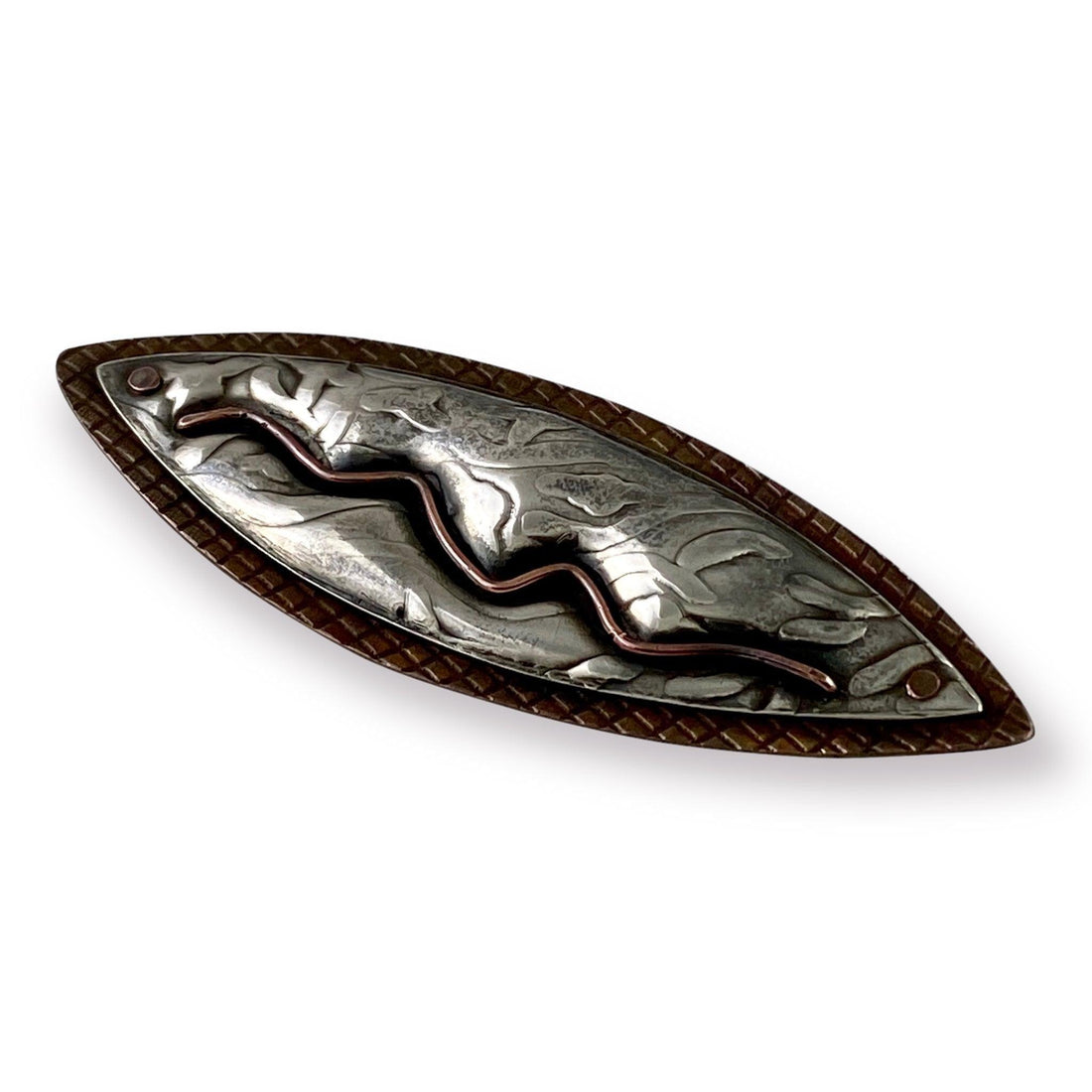 Pesca Brooch #2 - kelli montgomery jewelry