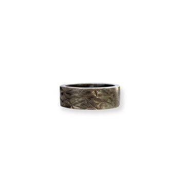 Sinew Oxidized Silver Ring-Kelli Montgomery Jewelry